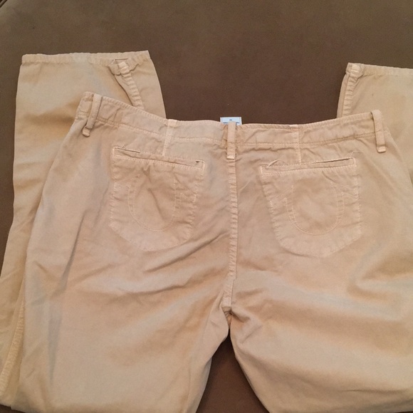 True religion button fly size 32 work khaki pant - Picture 2 of 8